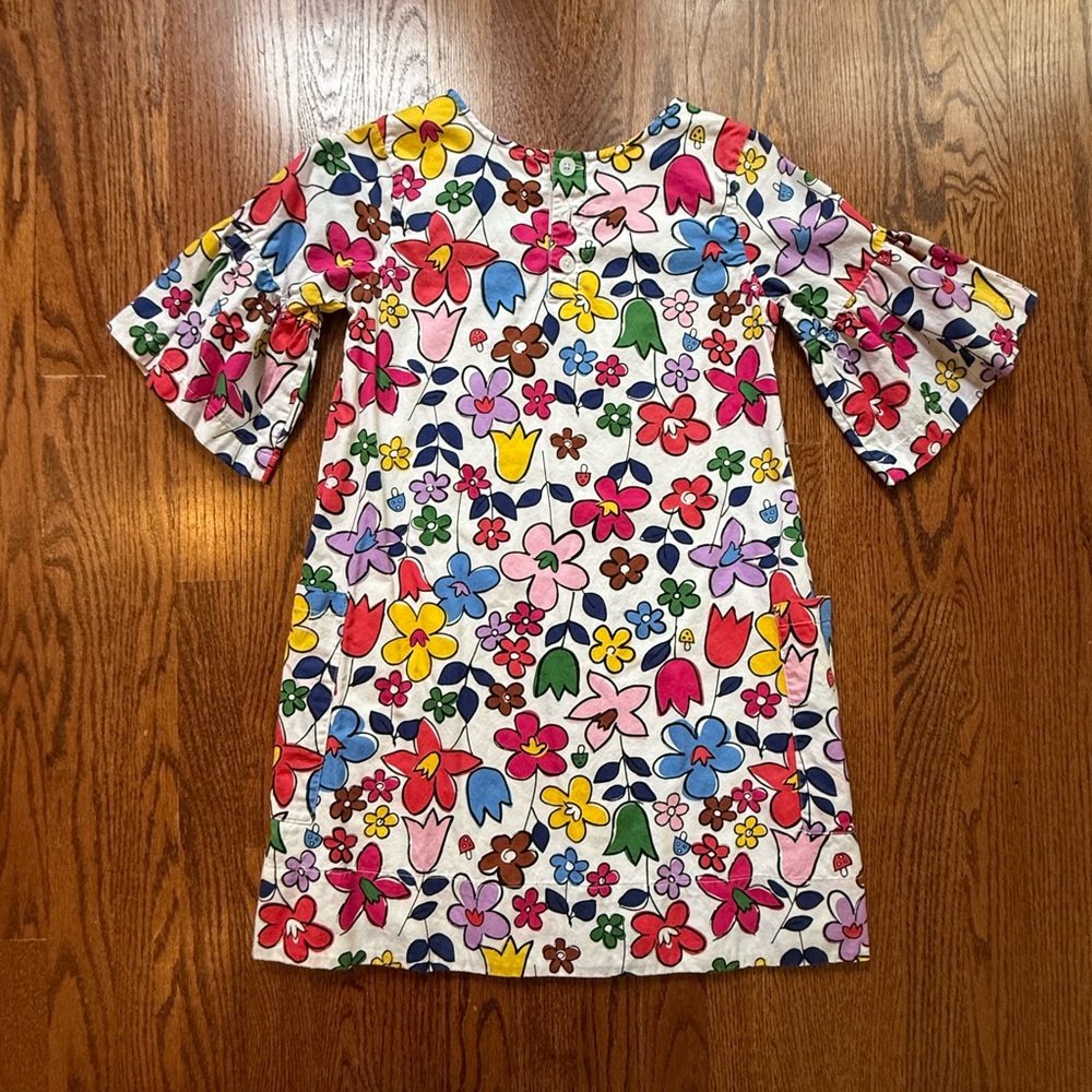 NWOT Hanna Andersson Floral Dress Sz 10 - Picture 3 of 8